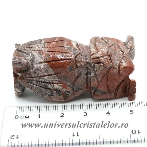 Figurina steatit bufnita unicat c3