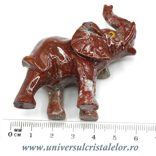 Figurina steatit elefant 5 cm unicat m4