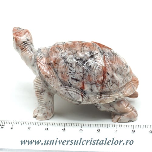 Figurina steatit broasca testoasa 7cm unicat m4