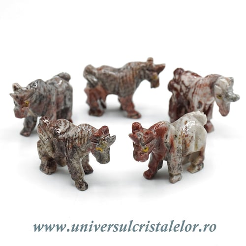 Figurina steatit unicorn