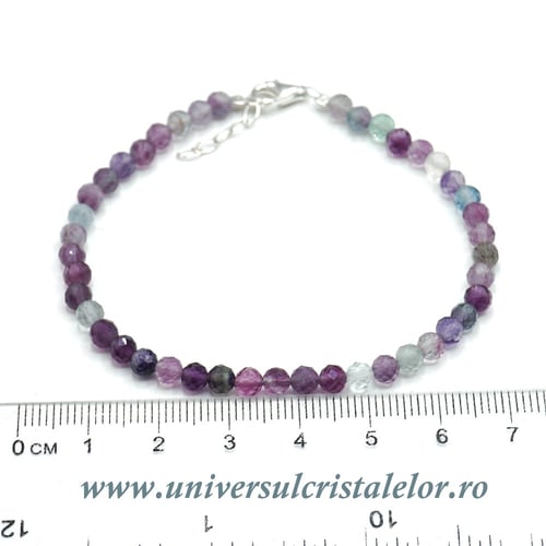 Bratara fluorina rotund fatetat - 4,3 mm