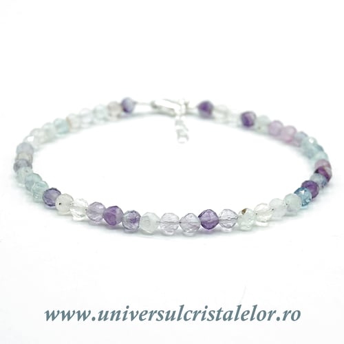 Bratara fluorina rotund fatetat - 4 mm