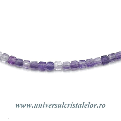 Colier fluorina cub fatetat - 2,5mm