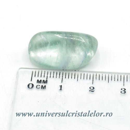 Fluorina verde piatra rulata