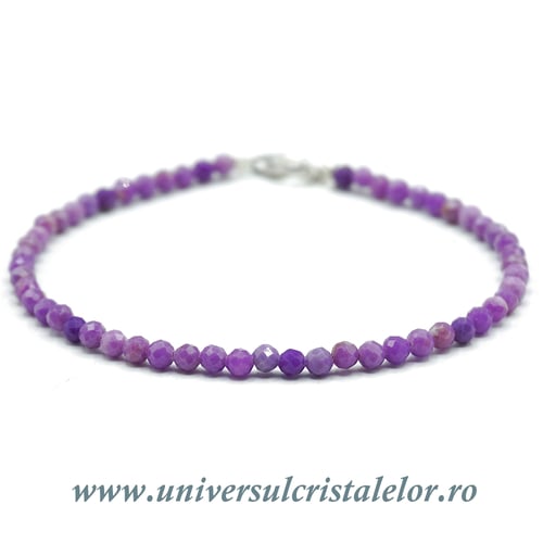 Bratara fosfosiderit rotund fatetat - 3 mm