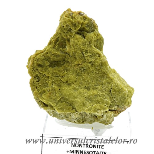 Nontronit ( cu Minesotait si Ferosaponit ) mineral unicat m4
