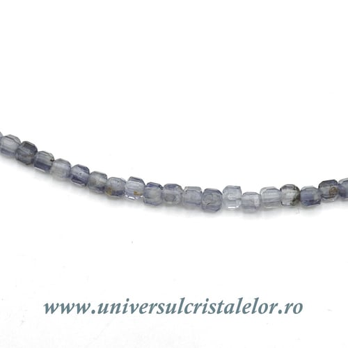 Colier iolit cub fatetat - 2,5mm