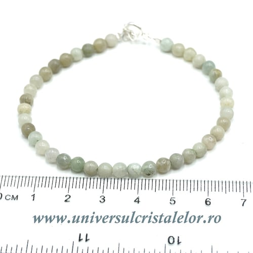 Bratara jad rotund slefuit- 3,6-3,7mm