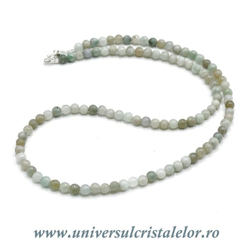 Colier jad rotund slefuit - 4,2 mm