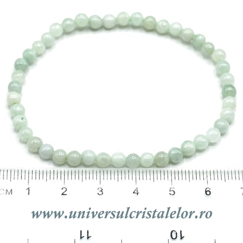 Bratara jad rotund - 4 mm