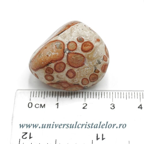 Jasp leopard piatra rulata