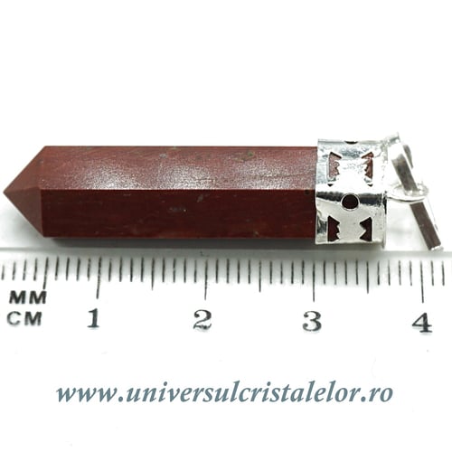 Pandantiv jasp varf slefuit