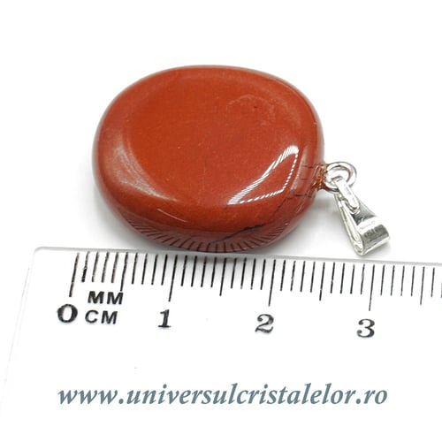Pandantiv jasp rosu