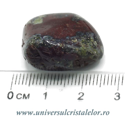 Jasp sangele dragonului piatra rulata