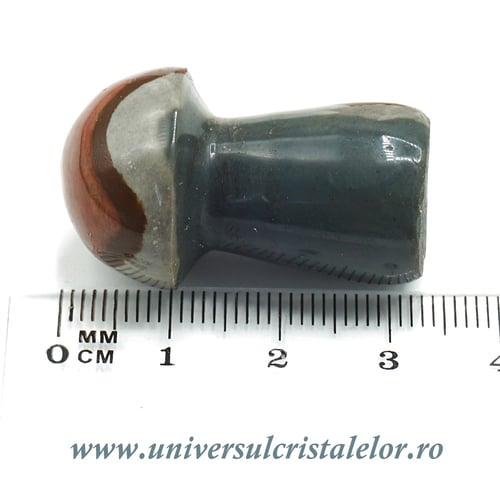 Figurina jasp policrom ciuperci