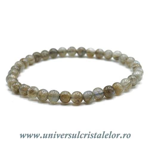 Bratara labradorit rotund - 5,6mm
