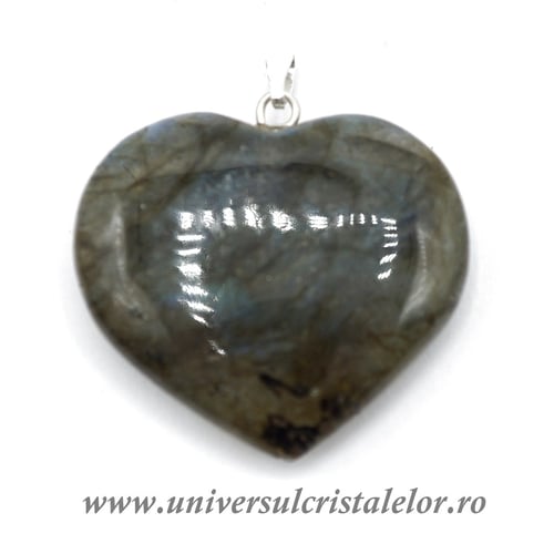 Pandantiv labradorit inima unicat m4
