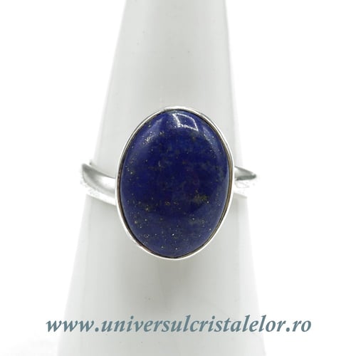 Inel lapis lazuli oval reglabil m2