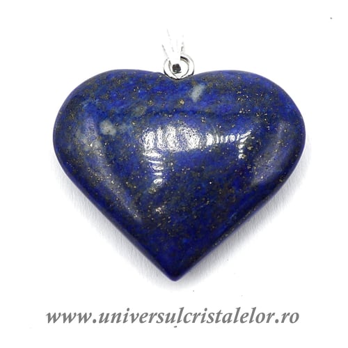 Pandantiv lapis lazuli inima