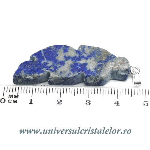 Pandantiv lapis lazuli frunza