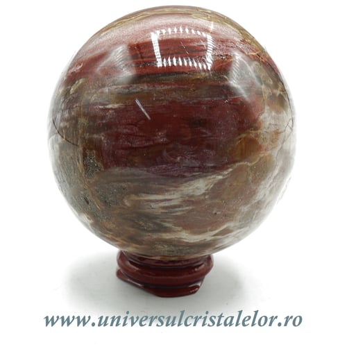 Sfera lemn pietrificat