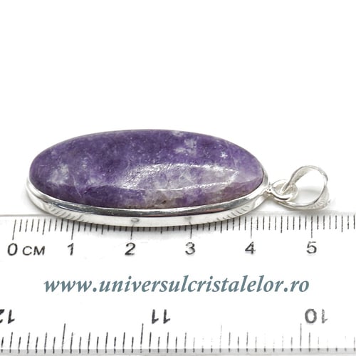 Pandantiv lepidolit unicat m01