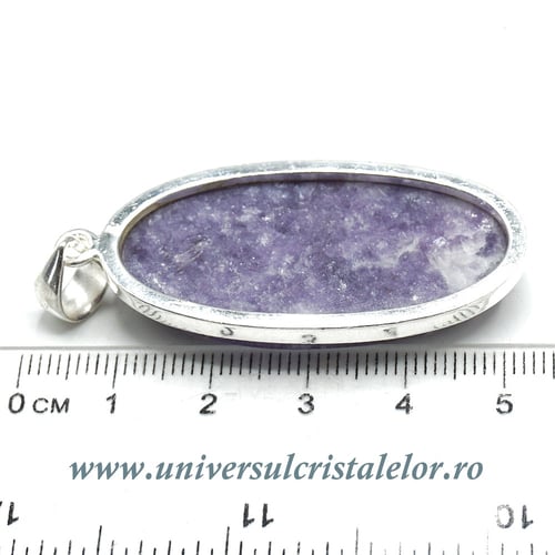 Pandantiv lepidolit unicat m02