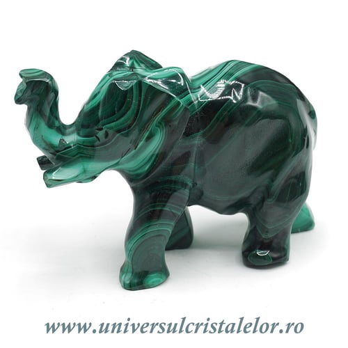 Figurina malachit elefant