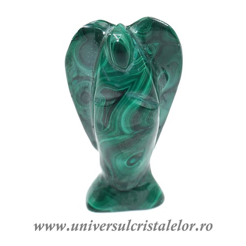 Figurina malachit inger