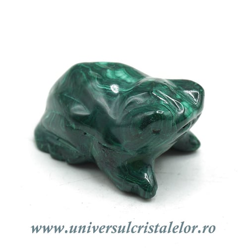 Figurina malachit broasca raioasa