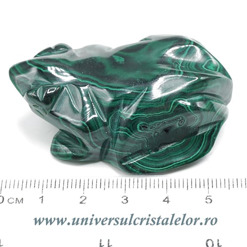 Figurina malachit broasca raioasa