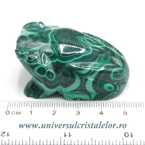 Figurina malachit broasca raioasa