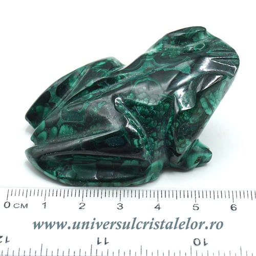 Figurina malachit broasca raioasa