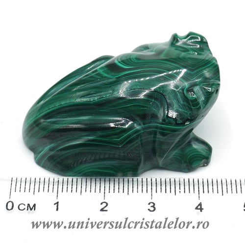 Figurina malachit broasca raioasa