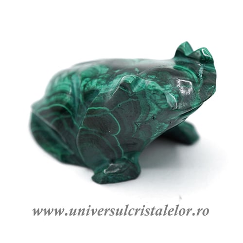 Figurina malachit broasca raioasa