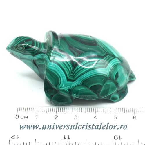 Figurina malachit broasca testoasa