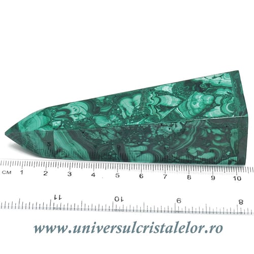 Obelisc malachit unicat m01