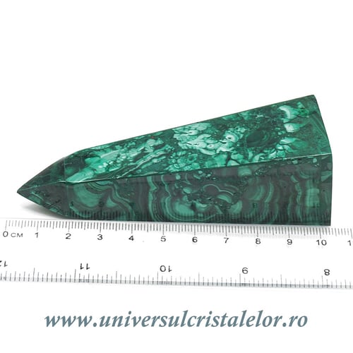 Obelisc malachit unicat m02