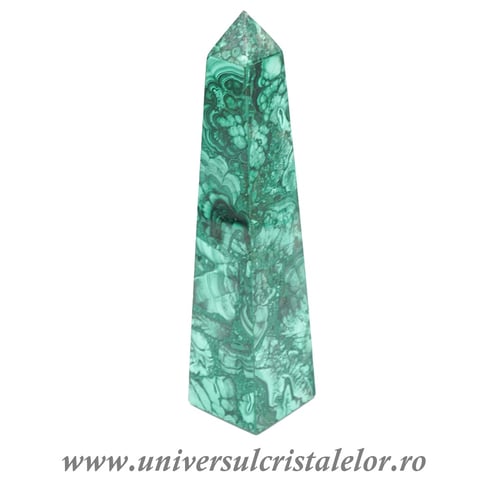 Obelisc malachit unicat m05