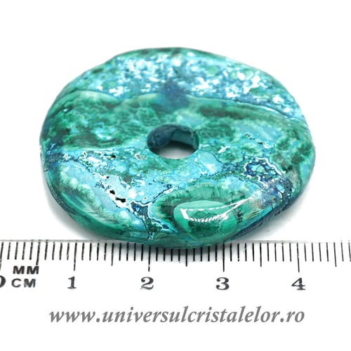 Piatra Pi malachit cu crisocola