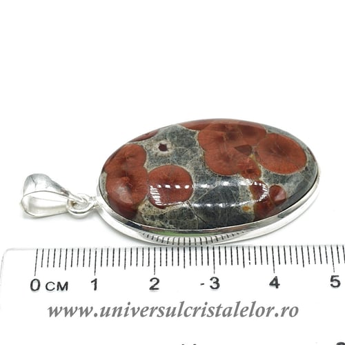 Pandantiv obsidian aluna unicat m02