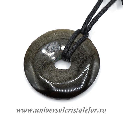 Obsidian auriu piatra pi