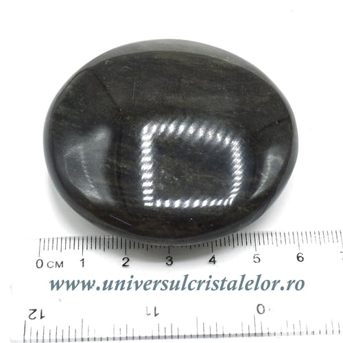 Obsidian auriu polisat simbol OM