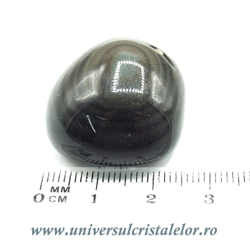 Obsidian curcubeu piatra rulata 2cm