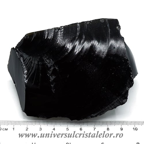 Obsidian negru brut m13