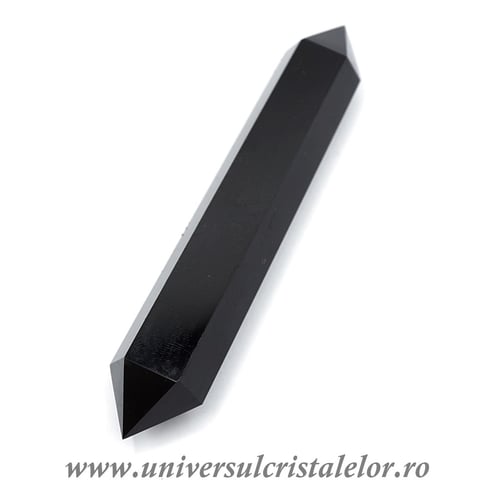 Bagheta dublu varf obsidian negru m04