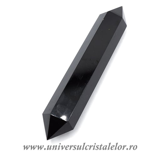 Bagheta dublu varf obsidian negru m06