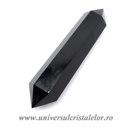 Bagheta dublu varf obsidian negru m03