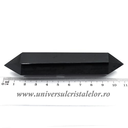 Bagheta dublu varf obsidian negru m05