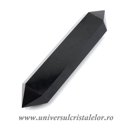 Bagheta dublu varf obsidian negru m02